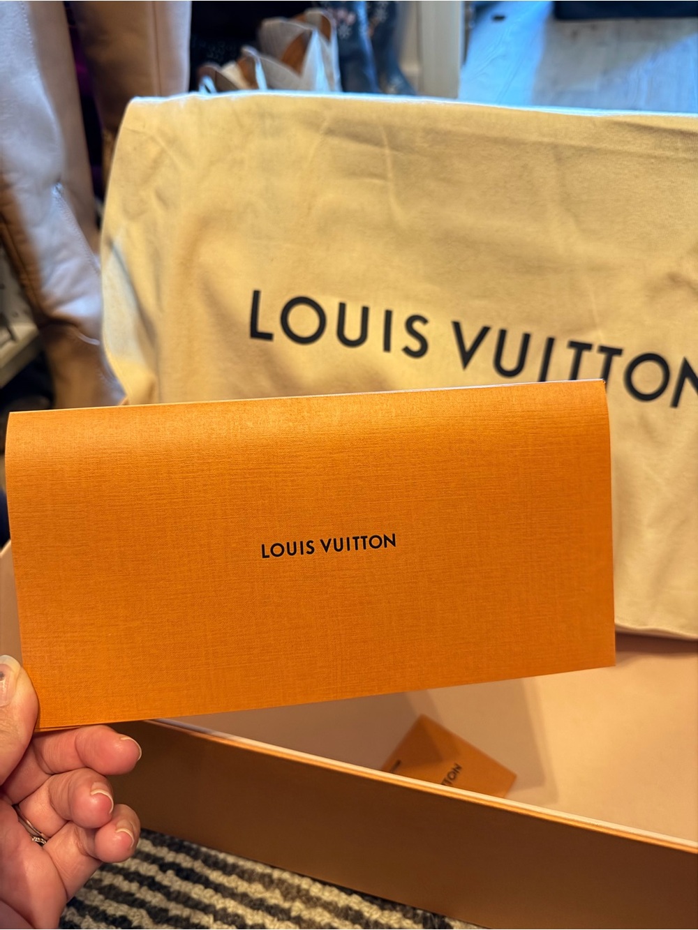 Louis Vuitton Monogram Canvas Shoulder Hobo with Red-Trim Handle - Picture 4 of 9
